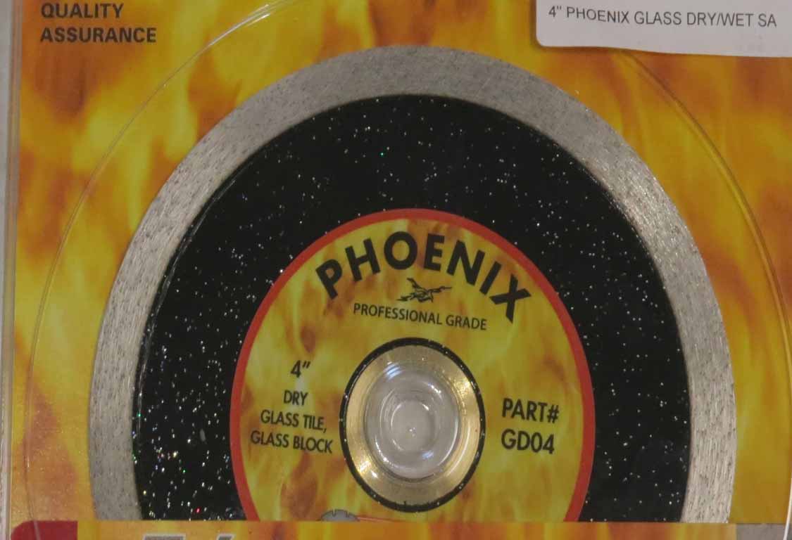 4in Phoenix Glass Blade GD04