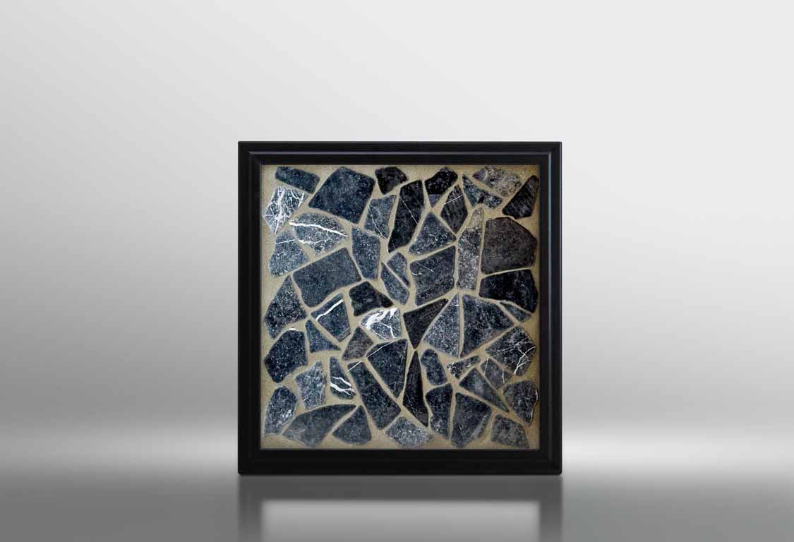 Black Mosaic Shower Floor