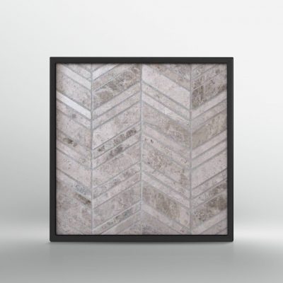 Grey Chevron Mosaic