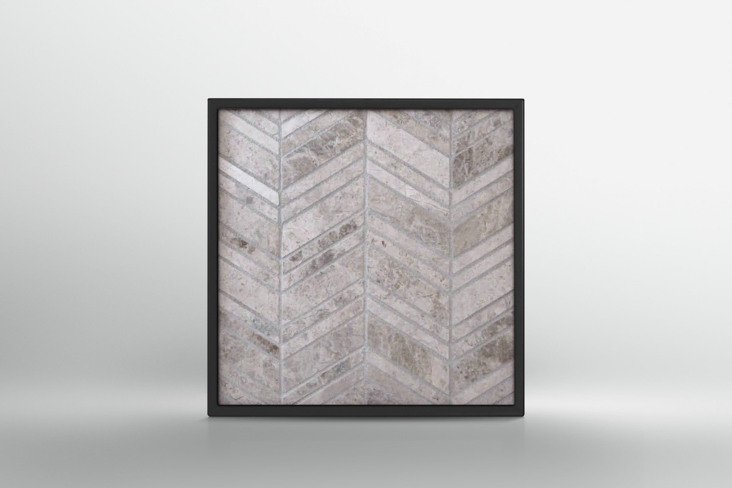 Grey Chevron Mosaic