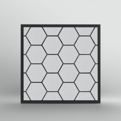 White Hexagon 3x3